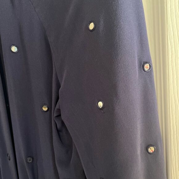 Lilly Pulitzer Silk Mirrored Long Sleeve Dress - Picture 11 of 11